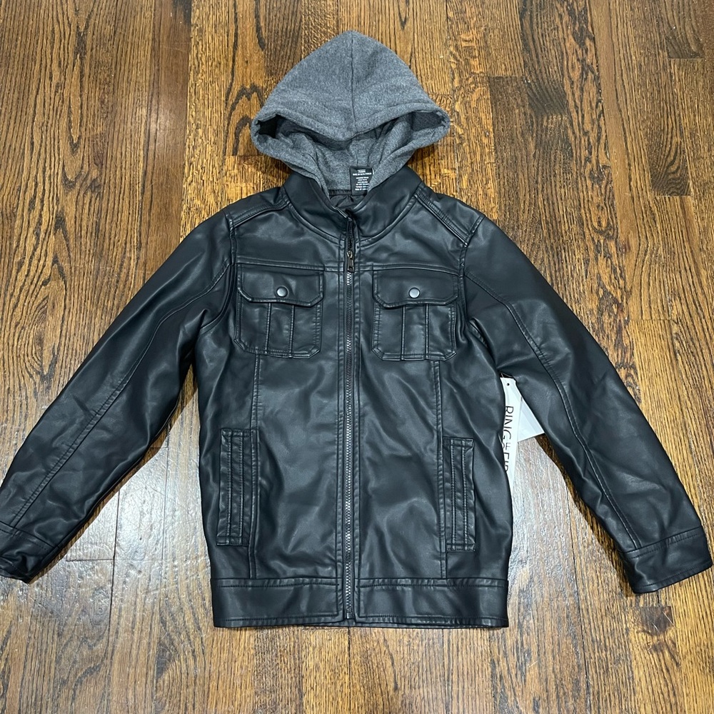 Ring of Fire Black and Gray Kids Jacket